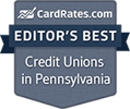 CardRates.com Editor's Best Credit Unions in Pennsylvania 2024