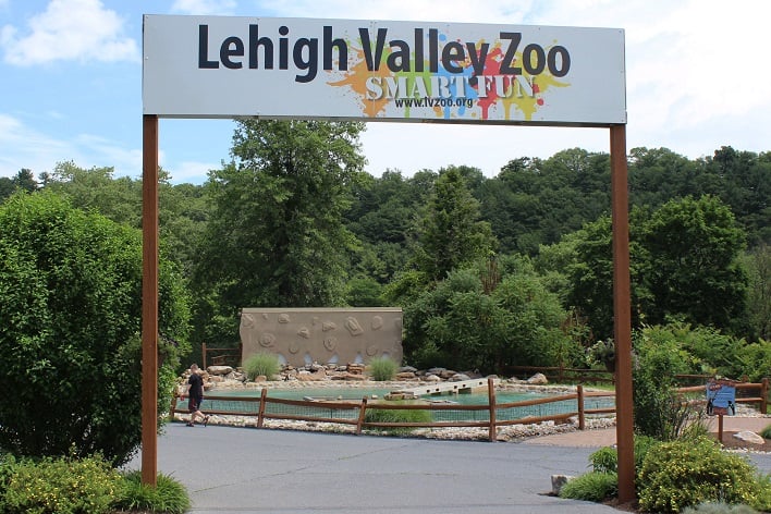 Entrance to Lehigh Valley Zoo - Photo used with permission