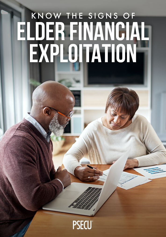 know the signs of elder financial exploitation