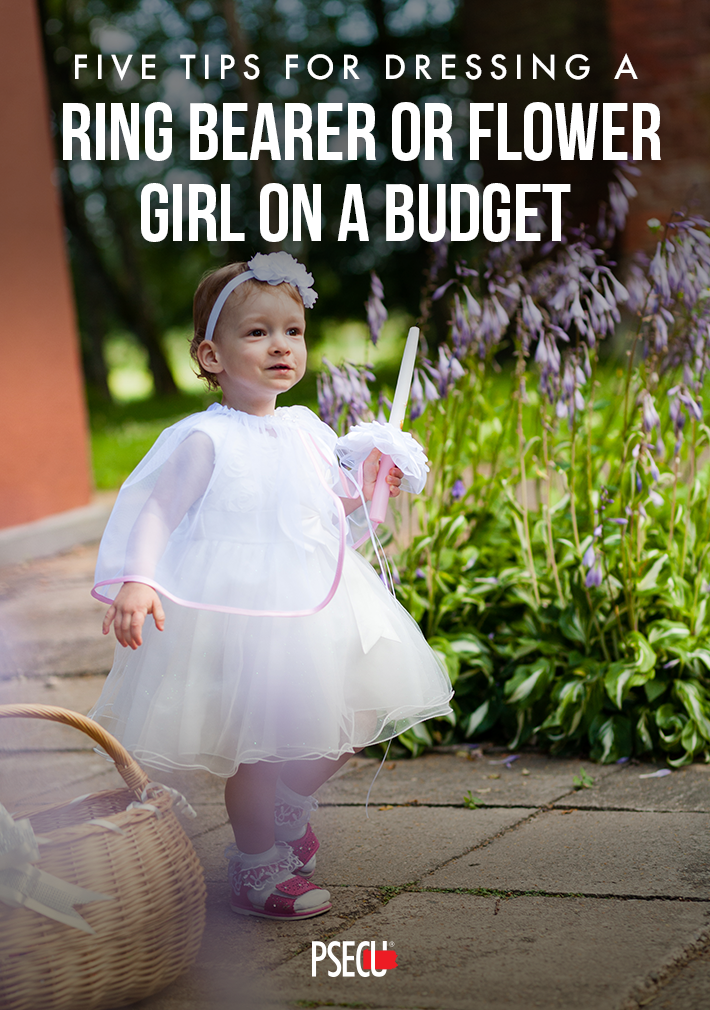 ring bearer or flower girl on a budget