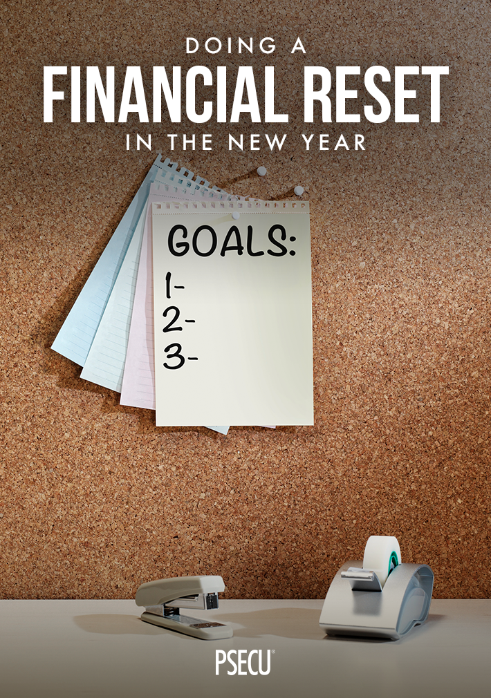 List of financial reset goals