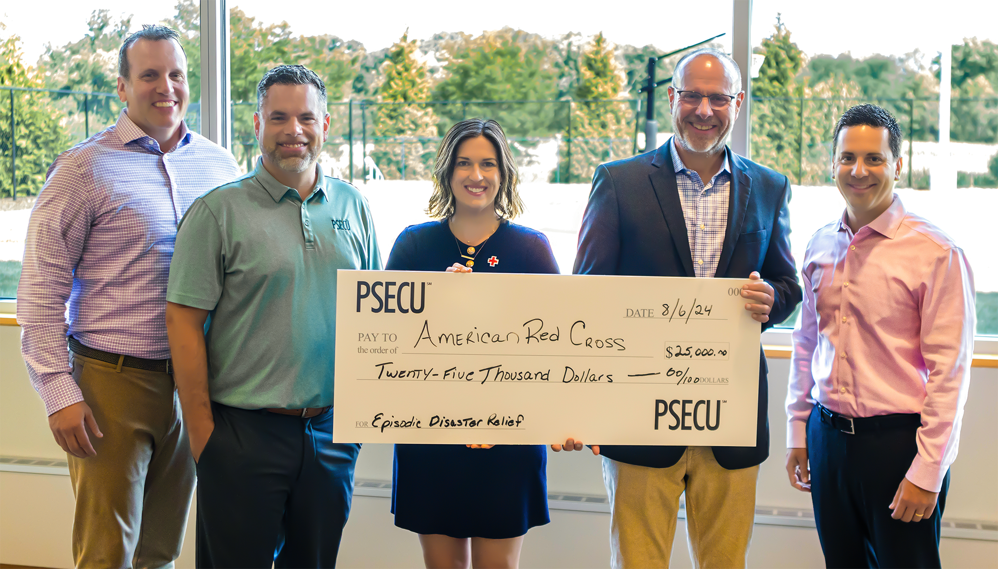 PSECU Donates $25,000 to the American Red Cross